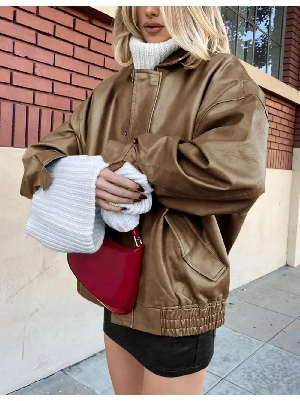 N/A faux leather